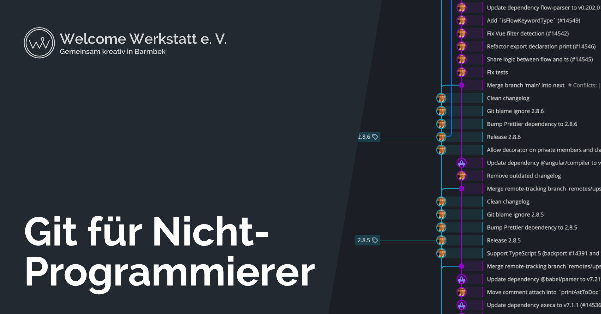 Ein Teaserbild für den Workshop: Schriftzug 